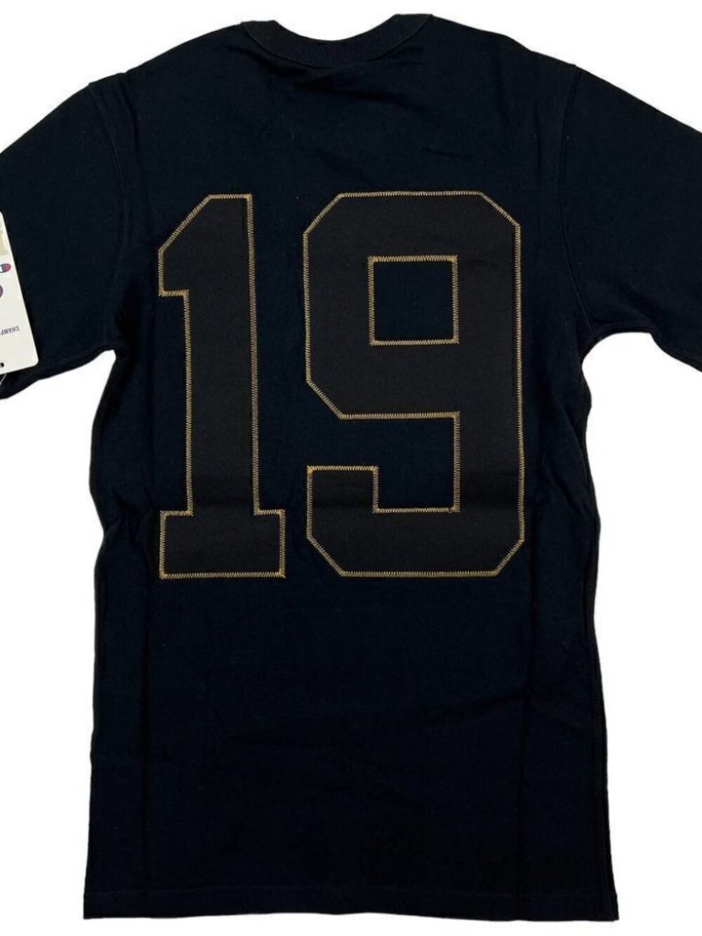 Champion Men Black Century Collection Short Sleeve Decorations Tee Logo US XS - Picture 3 of 10